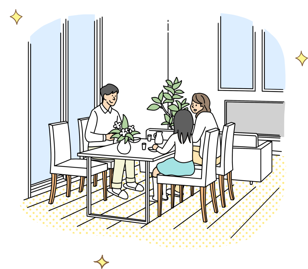 ご家族の理想の住まいを一緒につくりあげていく