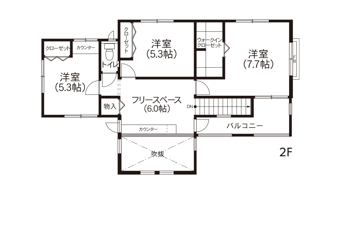 アウトドア感覚が楽しめる家